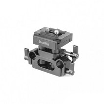 스몰리그 15mm 로드 서포트 베이스 플레이트 2272B, 단품, 1개