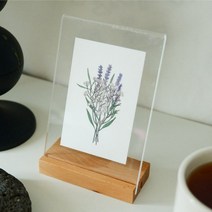 우드 엽서/미니프린트 전용 원목 스탠드