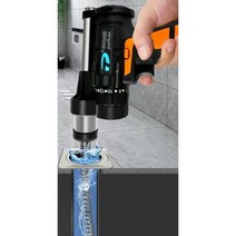 배수구뚫기 세면대 뚫어뻥 화장실 전문 청소 장비, 16.8v 자동 클러치 준설기(1.5m 세트)