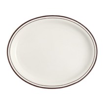시라쿠스 뉴욕 킹스인 타원접시 2size, 킹스인 타원접시29cm(브라운), 1개, 브라운