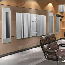 방음재흡음재 흡음보드 어쿠스틱패널 방음벽 흡음판 창문방음패널, 【C세트】-흑색-접착제 없음-난연 고밀도