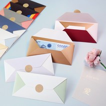 컨셉이 있는 용돈봉투 - 상품권 기프트카드 봉투 추석 설날 명절 어버이날 선물 돌잔치, [M] 보자기형 용돈봉투, S. 스카이블루