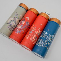 외국인선물 자개텀블러 외국인선물 나전칠기, 실크겹보자기, 당초오렌지