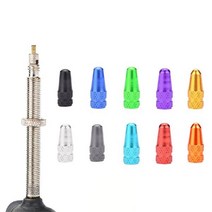 밸브캡 마개 OC1067 자전거 프레스타 튜브캡 알루미늄, 그레이(1067-7)