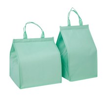 런치 보냉백 사각 미니 1호 2호 디저트 가방 보온보냉백 당일발송, 화이트
