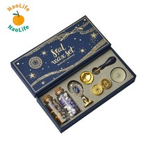 별자리 다이소 실링 왁스 씰 도장 세트, 7