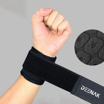 DEENAK 다용도 홈트 염증 손목 밴드 1+1 좌우세트, 블랙