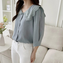 토디 더블 세라 카라 블라우스