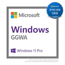 MS인증점 Windows 11 Pro GGWA 기업용/ 영구(CSP)