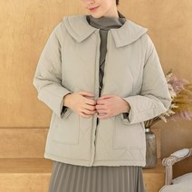 [디얼마미] 코코 카라 누빔 점퍼 미시옷 빅사이즈 엄마옷 중년 여성 마담