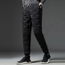 고주파 압열누빔 완전따듯 밴딩조거 패딩바지