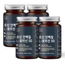 자연바름 [순도 99.7%] 류신 타블렛 근육단백질 류신 단백질 알약 프리미엄 정, 4개, 36g