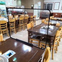 FS 식당칸막이 600-600비말방지칸막이다용도가림막, 식당칸막이600-600