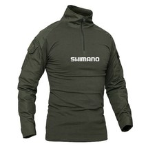 SHIMANO 남성 야외 스포츠 낚시 자켓 내마모성 UV 위장 하이킹 셔츠 통기성 의류 633 #, XL, 04