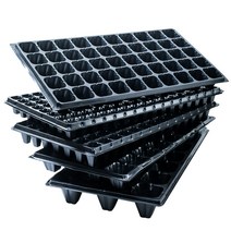 모종판육묘판 씨앗포트 모종판 파종기 텃밭가꾸기, 98홀 80g 10개