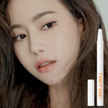 퀵 타투 펜라이너 워터프루프 붓펜 엣지 아이라인, 퀵 타투 펜라이너 매트 브라운