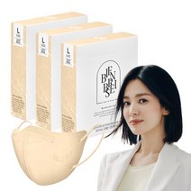 비앙브리제 프리미엄 에어슬림 마스크 대형 KF94, 10개입, 3개, 베이비 핑크