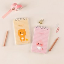 카카오프렌즈 리틀 스탠다드 PP커버 스프링 수첩, 라이언