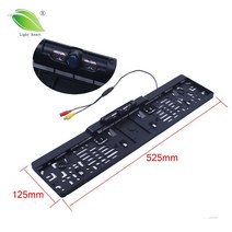 JB 차량후방카메라 후방감지기Parktronic-EU 자동차 번호판 프레임 후면보기 카메라 HD 나이트 비전 4 IR, 한개옵션0