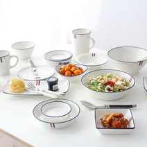 메레신 콜렛 그릇 모음 접시 볼 잔 컵 브런치 도자기, 쿠프(소)