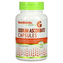 NutriBiotic Immunity Sodium Ascorbate 100 Vegan Capsules