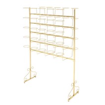 모자 진열대 행거 정리대 철제 매장용 다층 진열 소품, 상세 페이지 참고, 7단 골드 100x168x70cm