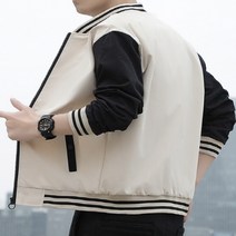 베이직한 디자인 야구점퍼 간절기 윈드자켓 바람막이 져지 2종