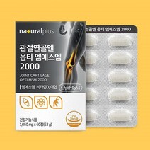 관절연골엔 옵티 엠에스엠2000 OPTIMSM 관절 연골 영양제 식약처인증 관절MSM, 2박스, 60정
