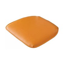 MOODMUSE 가죽 주방의자 쿠션 - 편자 모양 시트 쿠션 및 다이닝룸 의자 패드 43 * 40CM 논슬립 고무등 1/2/4팩 (색상 : 블랙 사이즈 : 4세트), Orange, Set of 1
