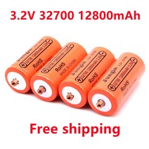 인산철 배터리 100 32700 12800mah 3.2v lifepo4 충전식 전문 철, 8개, 1개