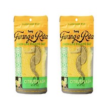 Twang-a-Rita Rimming Salt Varieties - 4 ounce pouch - (2 pack) (Citrus Splash (Lemon Lime)), 1