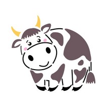 [바보사랑] 스텐실 도안(ST-3232) 즐거운소