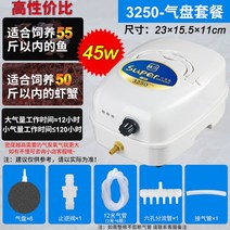 어항 수족관 산소발생기 펌프 활어횟집 기포기 여과기, 45w 2번 세트