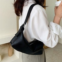 여자 미니멀 비건레더 바게트백 데일리 숄더백 9722523