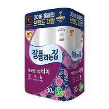 미래생활 잘풀리는집 깨끗한 3겹 터치 화장지 30롤 10프로 더 도톰한 휴지, 잘풀리는집 깨끗한3겹 터치30롤