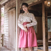 츄샵한복 생활한복세트 예향 저고리 + 길한 허리치마