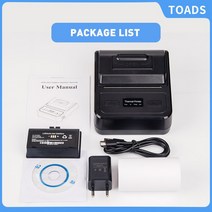 네임스티커기계 라벨프린터 GOOJPRT 3 인치 휴대용 열전 사 프린터 POS 기계 시스템 영수증 블루투스 미니 라벨 메이커와 함께 사용하기, [03] MTP-4B, [02] 미국 플매트 카펫 러그