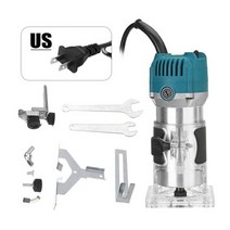 목공 트리머 목재 홈파기 타공 루터기 루타기 전기 대패 원형 샌딩기 라우터 비트 9, 미국 플러그