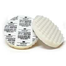 3M 광택용 스펀지 패드 03723 (흰색 8인치 1세트2개)