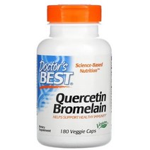 닥터스베스트 퀘르세틴 브로멜라인 500mg 90회분 180정