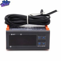 STC-9200 팬 경보 기능 및 두 개의 센서 계측기 도구와 냉동 제상 온도 컨트롤러, 03 AC110-200V
