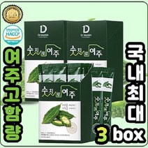 TV인기 숫치로여주 국내최대 고함량 여주즙 간편스틱형 건여주+초미세여주분말추출, 1박스, 30포/3박스/총90포