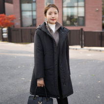 모슬린 여성 엄마옷 3온스 후드 패딩 점퍼 FJP111119 마담/미시옷/중년여성의류/빅사이즈/40대/50대/60대여성옷