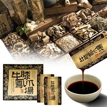 [TV홈쇼핑정품 애드크로스] 우슬봉조탕 우슬 닭발즙 백봉오골계 용골환 증정, 4박스 + 용골환1통, 4개