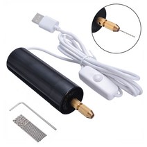 전동공구 DC 5V 마이크로 전기 USB 핸드 드릴 목공 도구 키트 나무 플라스틱 구멍 드릴링 10pcs 트위스트 비트