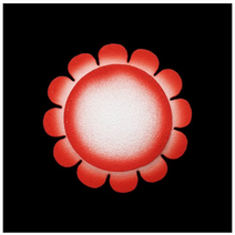 학교/유치원/교실/게시판 환경꾸미기 스치로폼 스티로폼 폼아트 국화모양판 빨강(중)