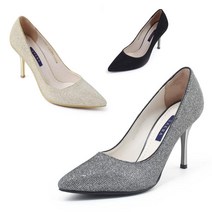 [AK PLAZA] [세라] SAERA S20P022 골드 흑 여성 펌프스 9CM
