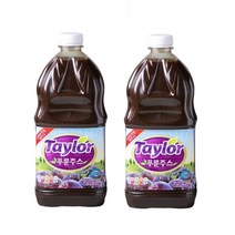 테일러 푸룬주스 Taylor 1.89L x 2개입 푸른쥬스 변비 쾌변