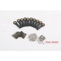 볼마운트 볼헤드 10pcs 볼 헤드 홀더 타이로드 엔드 m2 m2.5 m3 볼 조인트 링크로드 엔드 (무료 나사 너트), 10pcs 3.0mm 세트