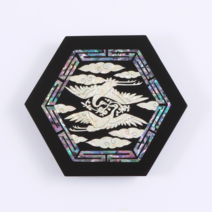 지금은 나전칠기 초고속 15W 무선 충전기 전통 공예품, 흉배